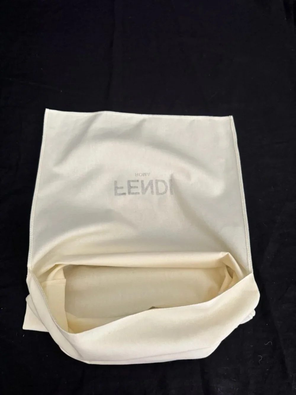 Fendi Dust Bag Storage Solid Ivory 12